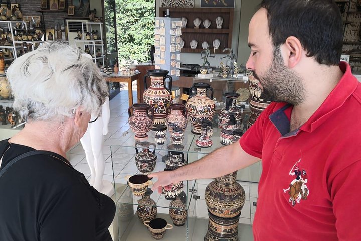 Private Day Trip to Corinth Canal – Learn about Greek Pottery and Wine
