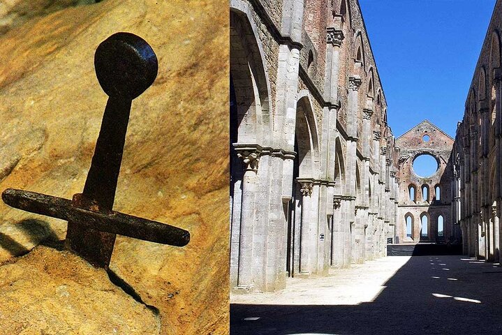 The Sword In The Stone Tour With Lunch and Wine Tasting in Chianti