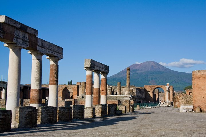 Pompeii and Herculaneum Skip-The-Line with Lunch&WineTasting Fullday from Rome