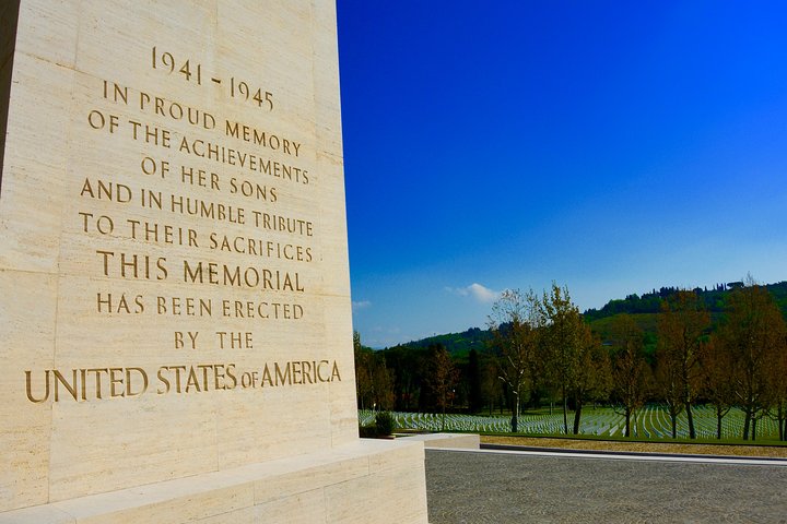 Private Tuscany Excursion. Florence American Cemetery, Greve in Chianti, Winery