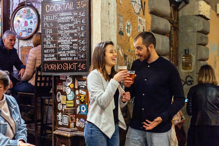 Drinks, Bites & Views of Rome by Night Private Tour